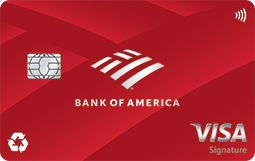 Bank of America BofA new credit card offers, up to 3.12% back on ALL purchases or 8.25% back on catagory purchases