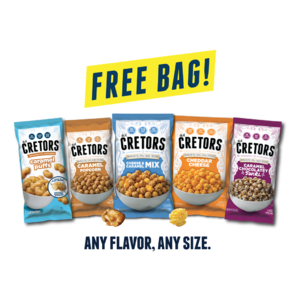 Free Cretors Popcorn Bag - Up to $4.75 - All Retailers - $0