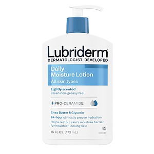 $  4.18 for Lubriderm Daily Moisture Body Lotion + Pro-Ceramide, 16 fl. oz.  Free pick up at store