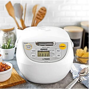 Tiger 5.5 cup rice cooker $80 (Made in Japan), Zojirushi 5.5 cup at $125 @ costco