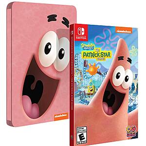 SpongeBob SquarePants - A Patrick Star Game SteelBook Edition (Nintendo Switch) $19.99 + Free Shipping