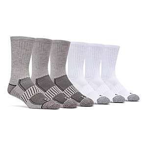 6-Pair Columbia Men's Fashion Crew w/ Pique Footbed Socks Or 6-Pack Women's No-Show w/ Pique Footbed Socks $10.39 ($1.73 per pair) & More + Free Shipping
