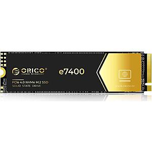 ORICO M.2 NVMe M.2 SSD- Up to 7400MB/s 1TB PCIe 4.0X4 Internal Solid State Drive SSD $59.99