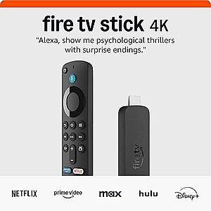 Amazon Fire TV Stick 4K $24.99 YMMV