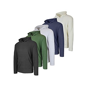 3 Pack Men's Waffle knit thermal pullover $19.99