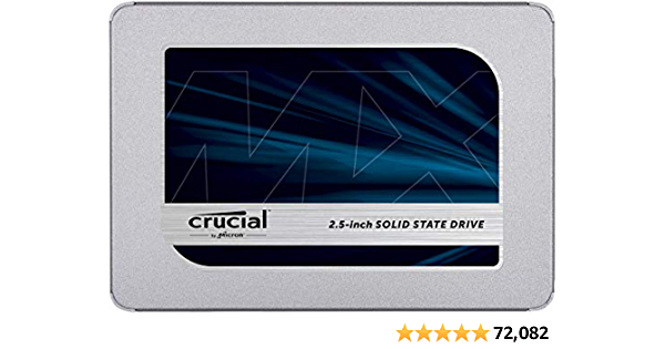 Crucial MX500 500GB 3D NAND SATA 2.5 Inch Internal SSD - $53.99 *In stock February 6