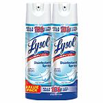 2-Pack of 19oz Lysol Disinfectant Spray (Crisp Linen) $7.30 w/ S&amp;S + Free S/H