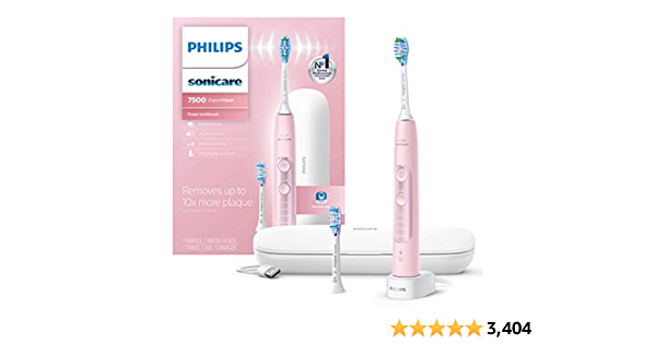 Philips Sonicare HX9690/07 ExpertClean 7500 Bluetooth Rechargeable Electric Toothbrush Pink - $109.99