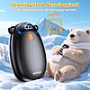 Hand Warmers Rechargeable with LED Display Magnetic 2 Pack, 4 Levels Heat, Portable Electric Hand Warmers Gifts for Christmas $9.98 Free Shipping for Amazon Prime