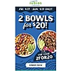 Rubio's 2 Bowls for $20 Deal