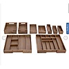 Seville Classics 9-piece Acacia Organizer Starter Set