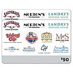 Costco Landry's Multi-Brand Restaurants &amp; More Two $50 eGift Cards ($100 Value) $69.99 Email Delivery