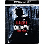 Carlito's Way - 4K Ultra HD + Blu-ray + Digital [4K UHD] $13.99 Amazon.com