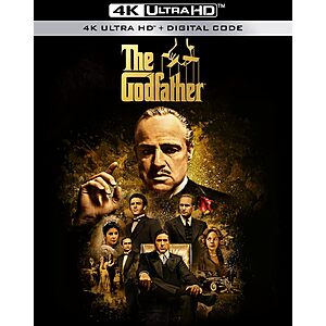 4K UHD Paramount Movies: The Godfather 1, 2 or 3, or Top Gun $8.80 each, Also Get 15% Off $50+ & More + Free Shipping on $50+
