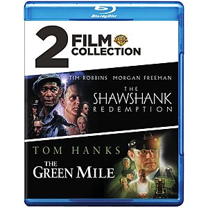 Shawshank Redemption/Green Mile 2 Film Collection $8.08 Physical Disc Free Shipping Amazon Prime