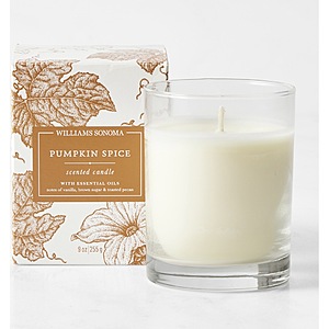 Williams Sonoma Pumpkin Spice Candle $6.97