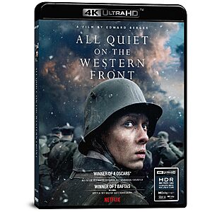 Select Amazon Accounts: All Quiet On The Western Front (2022) (4K Ultra HD) $18 