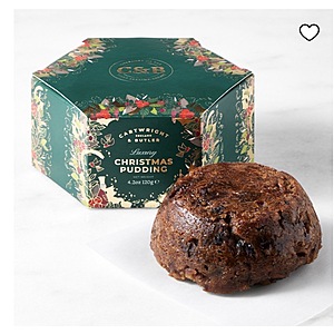 Williams Sonoma Cartwright & Butler Mini Christmas Pudding in Carton Set of 2 $5.97