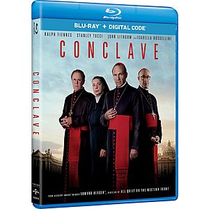 Conclave - Blu-ray + Digital $9.99 Amazon or Gruv.com