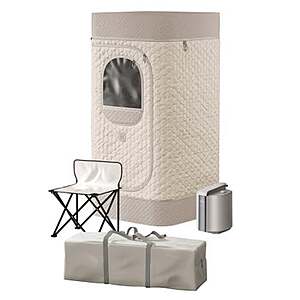 Homedics Premium Steam Sauna $179.99 Cream or Black Shipping Included Costco.com