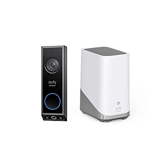eufy - Video Doorbell E340 with HomeBase S380 (HomeBase 3) - Black $189.99 Bestbuy.com