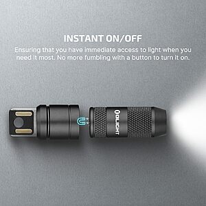 OLIGHT IMINI 2 EDC Rechargeable Keychain Flashlight, 50 Lumens Compact and Portable Mini LED $13.28 ( Black or Green) or 2 ( Black) $25.25 Amazon.com