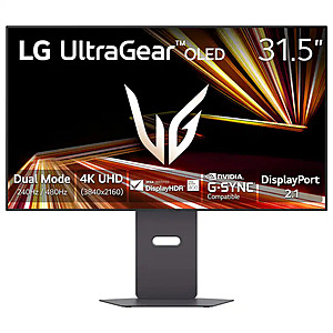 LG - UltraGear 32" OLED Dual Mode (4K UHD 240Hz, FHD 480Hz) 0.03ms G-SYNC Compatible, AMD FreeSync Premium Pro Gaming Monitor - Black $929.99 Bestbuy.com