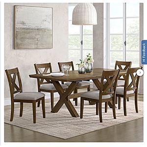 Bryce Dining Table and 6 Chairs $899.99 Delivery Included Costco.com