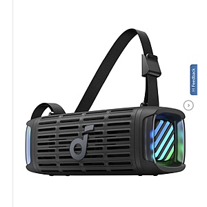 Soundcore Boom 3i Outdoor Bluetooth Speaker, Black $84.99 Free shipping Costco.com