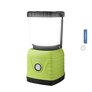 Lepro LED Rechargeable Camping Lantern $22.99 Free Shipping Costco.com