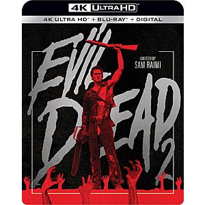 Evil Dead II - 4K UHD + Blu Ray + Digital $11.49 Amazon.com