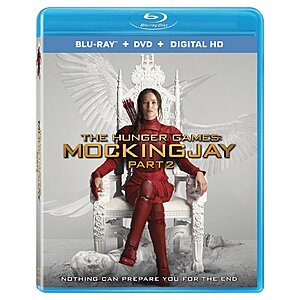 The Hunger Games: Mockingjay Part 2 [Blu-ray + DVD + Digital HD] $4.99 Amazon.com