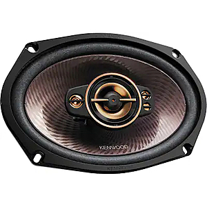 Kenwood - 6" x 9" 5-Way Car Speaker - Black $83.99