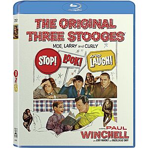 The Original Three Stooges: Stop! Look! And Laugh! Blu Ray Amazon.com
