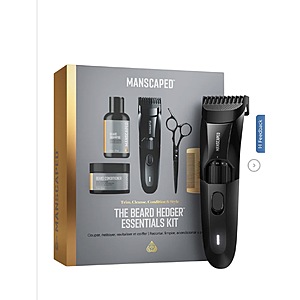 MANSCAPED The Beard Hedger Essentials Kit, Men's Electric Beard Trimmer $69.99 Free Shipping Costco.com