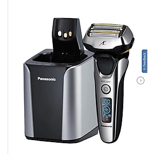 Panasonic ARC5 5-Blade Men's Electric Shaver with Titanium Rollers Including Clean and Charge Station $179.99 Free Shipping Costco.com
