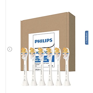 Costco Members: 6-Ct Philips Sonicare A3 AIO Electric Toothbrush Heads (Soft) $50 + $2 S/H