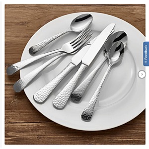 Mikasa Hammered Opulent 112-piece Flatware Set $167.99 Free Shipping Costco.com