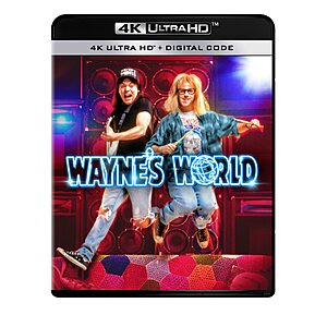 Prime Members: Wayne's World 30th Anniversary (4K UHD) $11 + Free S&H