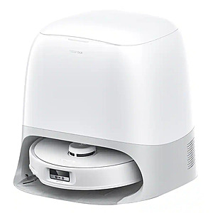 Roborock - Qrevo Curv Robot Vacuum & Mop w/Self-Washing & Emptying Dock,Built in Voice Assist,Zero-Tangling Brush,Scheduled Clean - White $699.99 Bestbuy.com