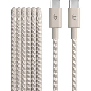 Beats - 5' USB-C to USB-C Woven Cable - Surge Stone $10.44 Bestbuy.com