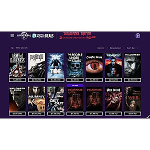 Fanflix Deadites Unite! 2 or more starting @ $4.99