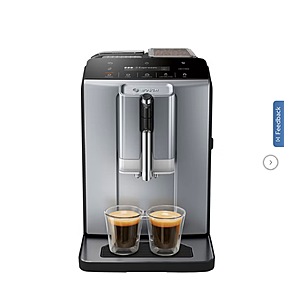 Bosch 300 Series Fully Automatic Espresso and Coffee Machine, Dark Silver $499.99 free shipping Costco.com