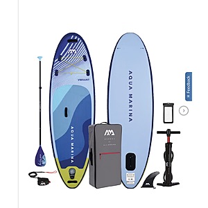 Aqua Marina Vibrant 8' Youth Inflatable Paddleboard $99.99 free shipping Costco.com