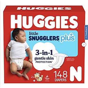 Huggies Plus Diapers Size Newborn $26.99 free shipping Costco.com