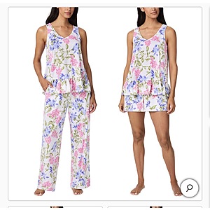 Tommy Bahama Women's 3-piece Pajama Set $14.99 White or Black Free Shipping Qualifies for Buy More Save More Costco.com