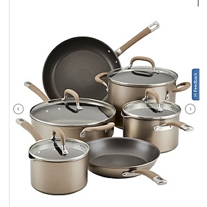 Costco Members: 10-Pc Circulon Premier Professional Non-Stick Cookware Set $150 + Free S&H