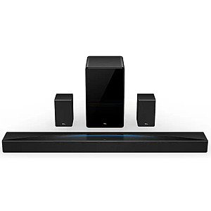TCL - Q85H Q Class 7.1.4 Channel Sound Bar with Dolby Atmos, Wireless Subwoofer, and Wireless Surround Speakers - Black $549.99 Bestbuy.com