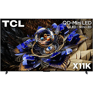 TCL - 85" Class X11K Series 4K UHD QD-Mini LED Smart TV with Google TV (2025) $2799.99 Bestbuy.com