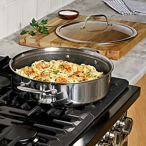 T-fal Hybrid Mesh Stainless Steel 6-quart Universal Pan $54.99 Free Shipping Costco.com